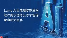 luma ai生成咖啡馆晨间短片提示词怎么写才能保留自然光变化