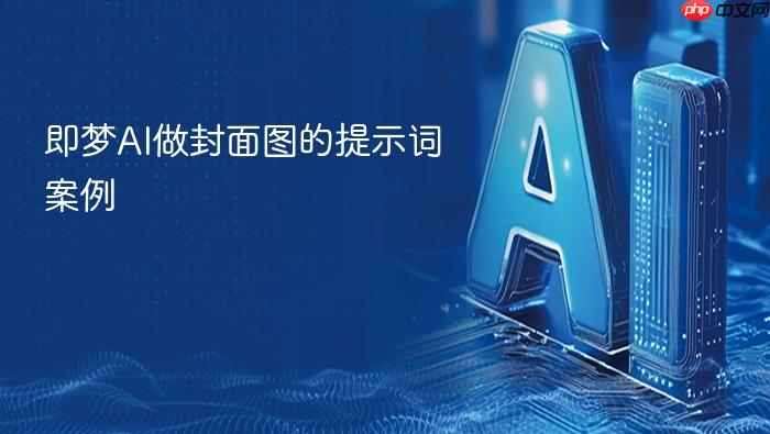 即梦ai做封面图的提示词案例