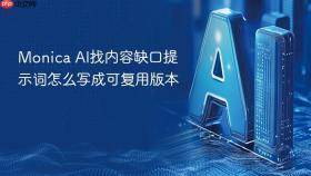 Monica AI找内容缺口提示词怎么写成可复用版本