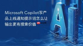 microsoft copilot写产品上线通知提示词怎么让输出更有搜索价值