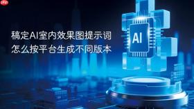 稿定AI室内效果图提示词怎么按平台生成不同版本