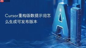 cursor重构函数提示词怎么生成可发布版本