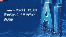 gamma写资料归档规则提示词怎么把目标用户说清楚