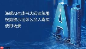 海螺AI生成书店阅读氛围视频提示词怎么加入真实使用场景
