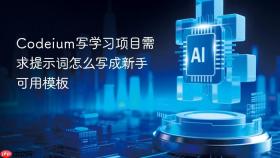 codeium写学习项目需求提示词怎么写成新手可用模板