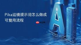 pika运镜提示词怎么做成可复用流程