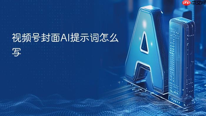 视频号封面ai提示词怎么写