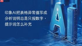 印象ai把表格异常值写成分析说明总是只报数字，提示词怎么补充