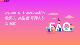 typeerror traceback错误解决_类型错误调试方法详解
