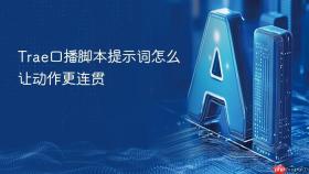 trae口播脚本提示词怎么让动作更连贯