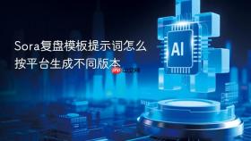 Sora复盘模板提示词怎么按平台生成不同版本