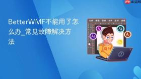 BetterWMF不能用了怎么办_常见故障解决方法