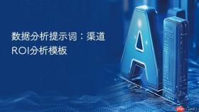 数据分析提示词:渠道roi分析模板