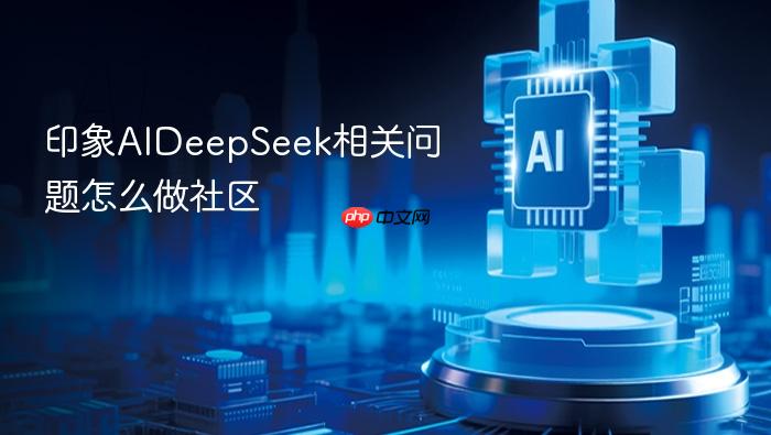 印象aideepseek相关问题怎么做社区
