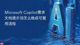 microsoft copilot需求文档提示词怎么做成可复用流程