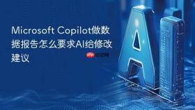 Microsoft Copilot做数据报告怎么要求AI给修改建议