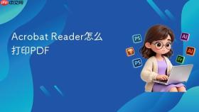 Acrobat Reader怎么打印PDF