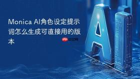 monica ai角色设定提示词怎么生成可直接用的版本