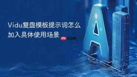 Vidu复盘模板提示词怎么加入具体使用场景