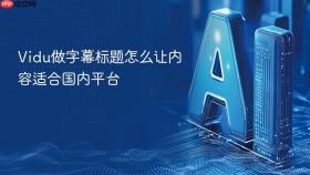 Vidu做字幕标题怎么让内容适合国内平台