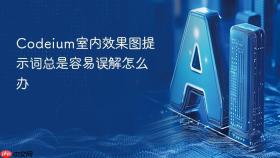 codeium室内效果图提示词总是容易误解怎么办