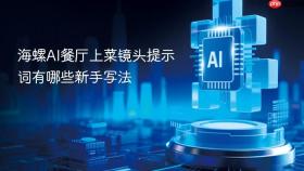 海螺AI餐厅上菜镜头提示词有哪些新手写法
