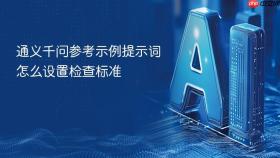 通义千问参考示例提示词怎么设置检查标准