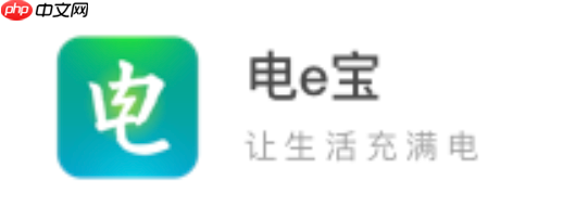 电e宝账单查询方法