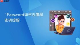 1password如何设置弱密码提醒