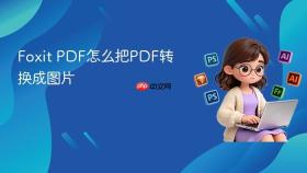 Foxit PDF怎么把PDF转换成图片