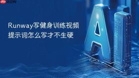 Runway写健身训练视频提示词怎么写才不生硬