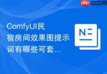 ComfyUI民宿房间效果图提示词有哪些可套用问法