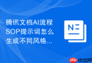 腾讯文档AI流程SOP提示词怎么生成不同风格版本