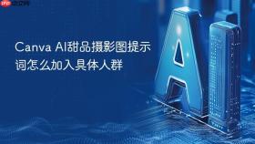 Canva AI甜品摄影图提示词怎么加入具体人群
