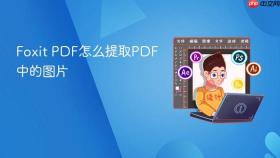 foxit pdf怎么提取pdf中的图片