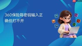 360保险箱密码输入正确但打不开