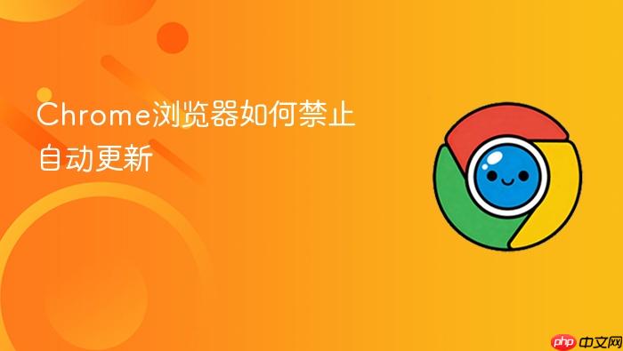 chrome浏览器如何禁止自动更新
