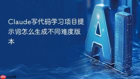 claude写代码学习项目提示词怎么生成不同难度版本