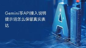 gemini写api接入说明提示词怎么保留真实表达