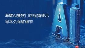 海螺ai餐饮门店视频提示词怎么保留细节