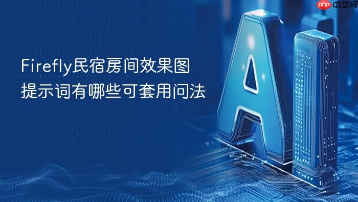 firefly民宿房间效果图提示词有哪些可套用问法