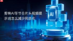 剪映ai写节日片头视频提示词怎么减少同质化
