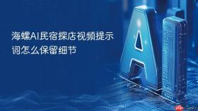 海螺ai民宿探店视频提示词怎么保留细节