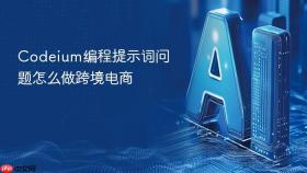codeium编程提示词问题怎么做跨境电商
