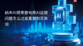 纳米ai搜索查电商ai运营问题怎么过滤重复和无效词