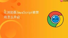 IE浏览器JavaScript被禁用怎么开启