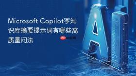 microsoft copilot写知识库摘要提示词有哪些高质量问法