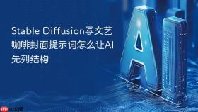 stable diffusion写文艺咖啡封面提示词怎么让ai先列结构