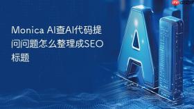 monica ai查ai代码提问问题怎么整理成seo标题