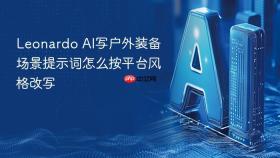 leonardo ai写户外装备场景提示词怎么按平台风格改写